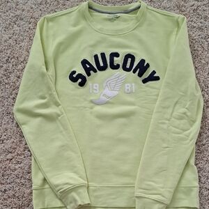 Saucony Green-yellow Crewneck Sweatshirt